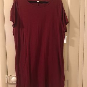 Cranberry T-shirt Dress (XXL)